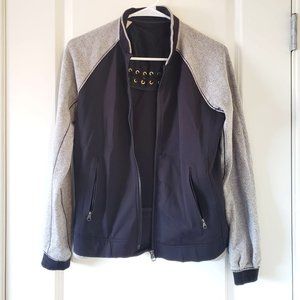 Lululemon Black and Grey Athletic Jacket - Size S
